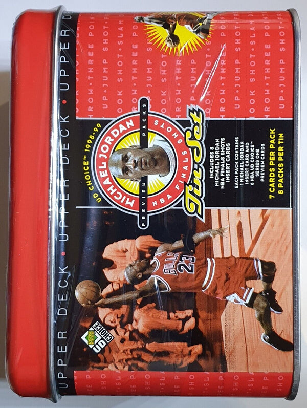 1998 UD Choice Michael Jordan NBA Finals Shots Tin Set - Factory Sealed