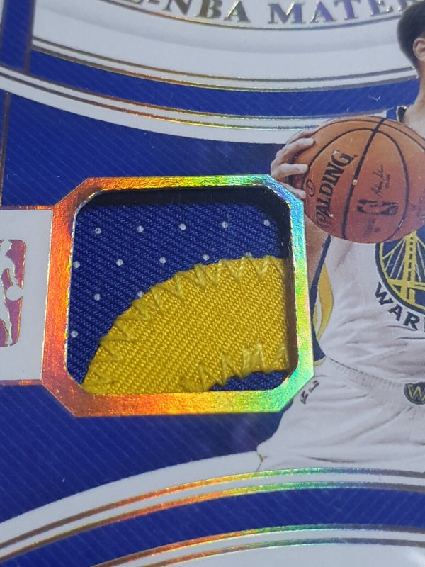 2019 National Treasures Stephen Curry PATCH PRIME /10 Game Jersey BGS 9 (POP 3)