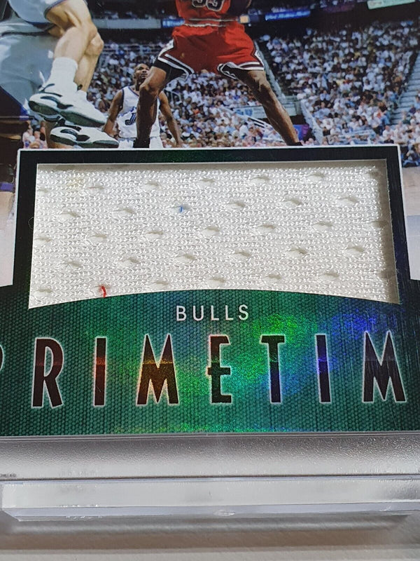 2015 Gala Scottie Pippen #PATCH GREEN HOLO /60 Game Worn Jumbo Jersey - Rare