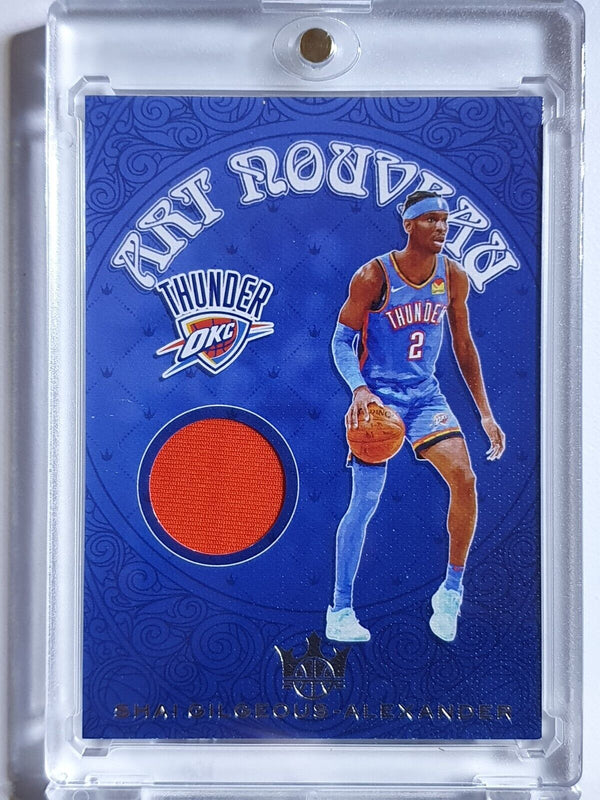 2020 Panini Court Kings Shai Gilgeous-Alexander #PATCH Game Worn Jersey - Rare