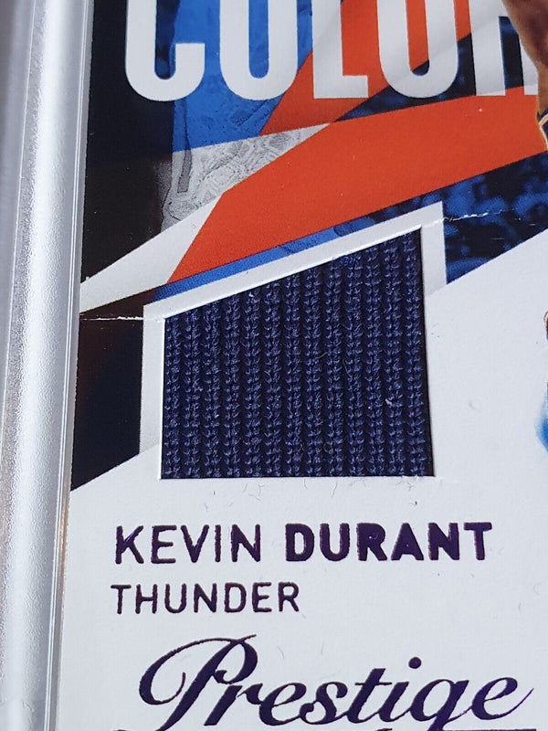 2014 Panini Prestige Kevin Durant #PATCH /75 Game Worn Jersey - Rare
