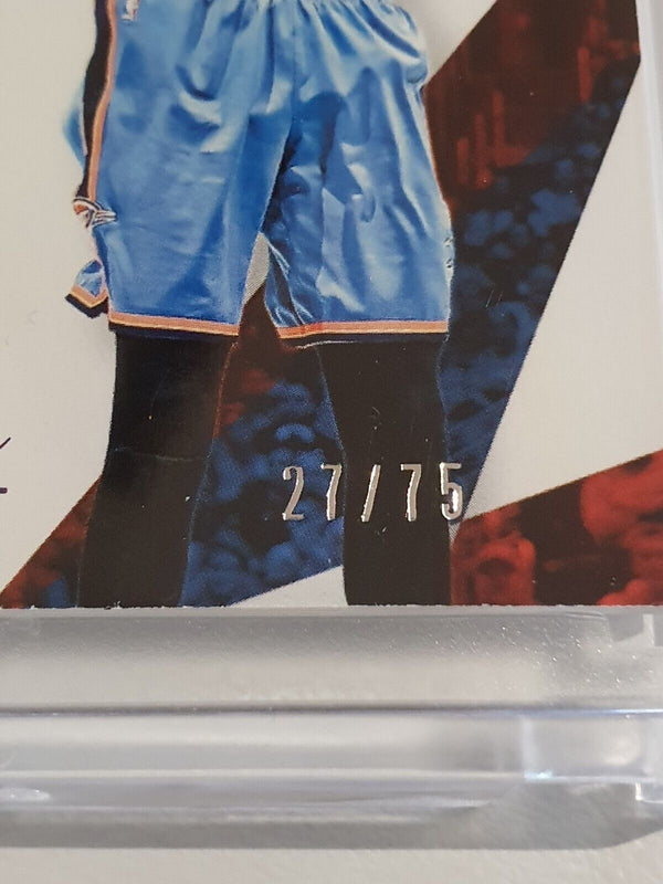 2014 Panini Prestige Kevin Durant #PATCH /75 Game Worn Jersey - Rare