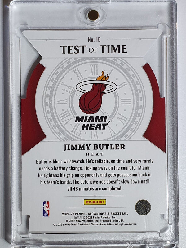 2022 Panini Crown Royale Jimmy Butler #15 BRONZE /99 Test of Time - Rare