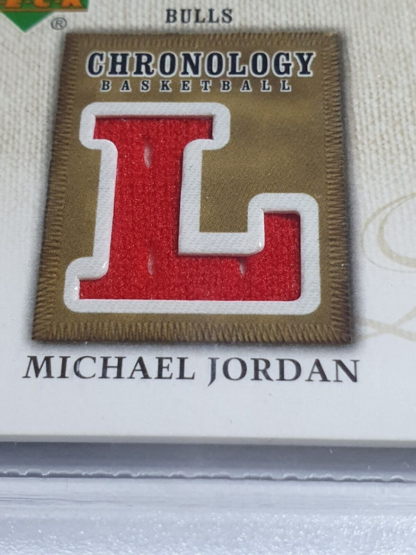 2006 Upper Deck Michael Jordan #PATCH GOLD /75 Game Jersey - BGS 9 (POP 5)