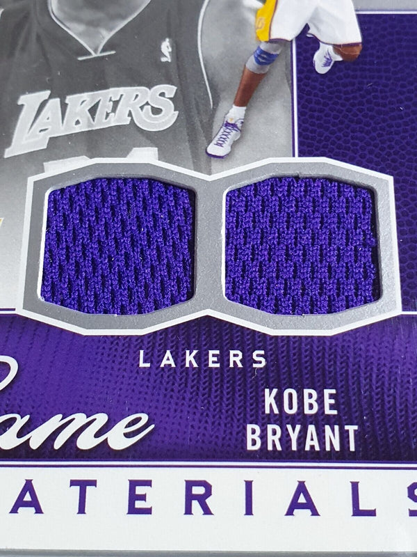 2009 Upper Deck Kobe Bryant #PATCH /500 Game Worn Dual Jerseys - Rare