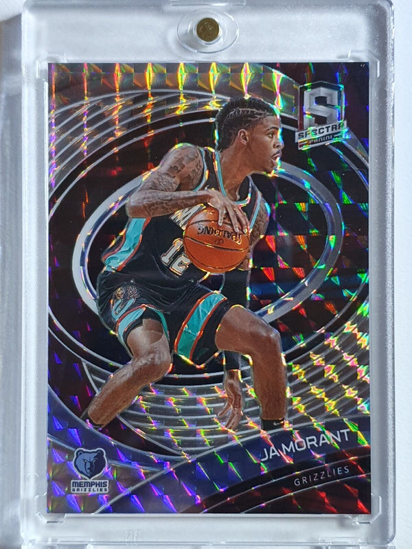 2020 Spectra Ja Morant #44 VARIATION INTERSTELLAR Prizm /49 - Ready to Grade