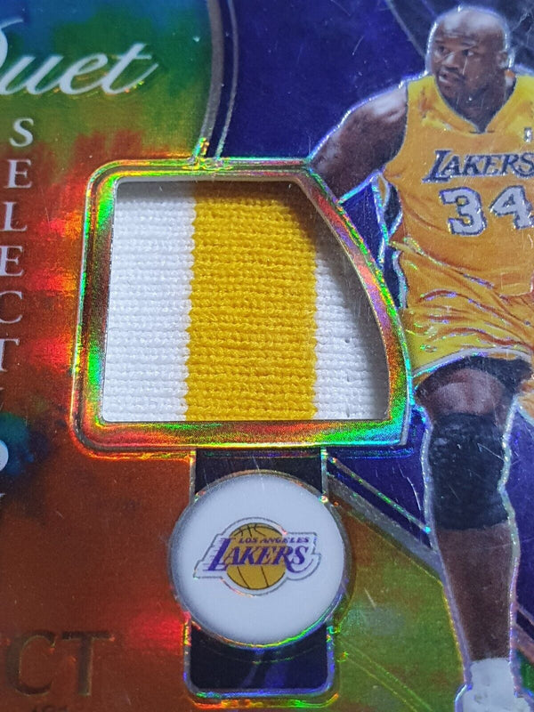 2020 Select Shaquille O'Neal #PATCH TIE-DYE /25 Game Worn Dual Jerseys - Rare