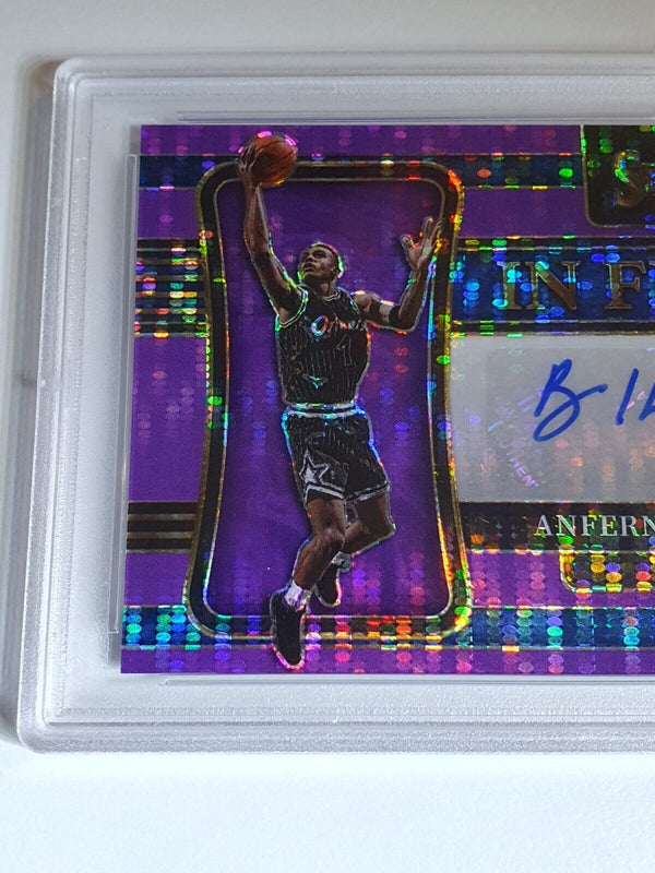 2021 Select Anfernee Hardaway #AUTO NEON PURPLE PULSAR /15 - PSA 9 (POP 1)