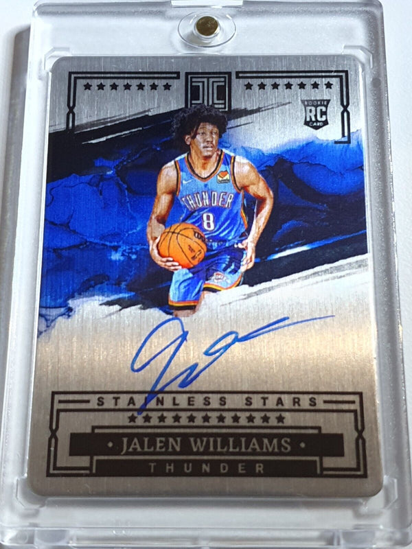 2022 Impeccable Jalen Williams Rookie AUTO /99 Stainless Stars Autograph - Rare