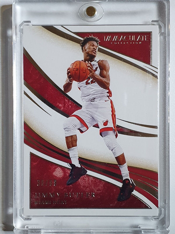 2019 Panini Immaculate Collection Jimmy Butler #36 SILVER /99 Edition - Rare