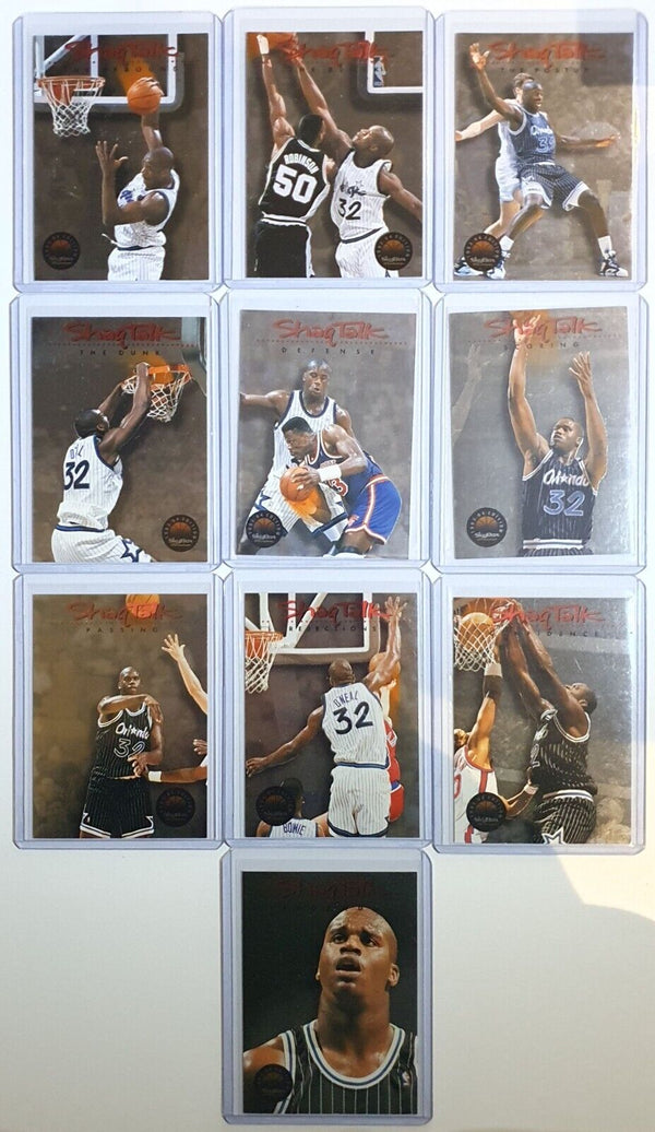 1993 Skybox Premium Shaquille O'Neal Shaqtalk COMPLETE SET (10 cards) - Rare