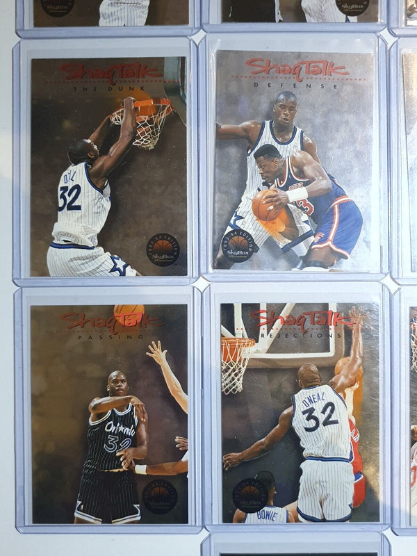 1993 Skybox Premium Shaquille O'Neal Shaqtalk COMPLETE SET (10 cards) - Rare