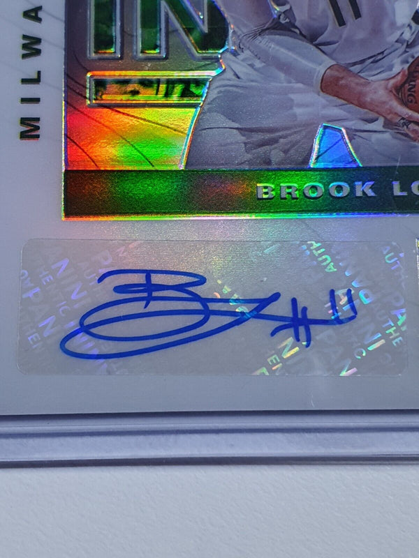 2019 Contenders Optic Brook Lopez AUTO /125 SILVER Holo Ink Signature - Rare