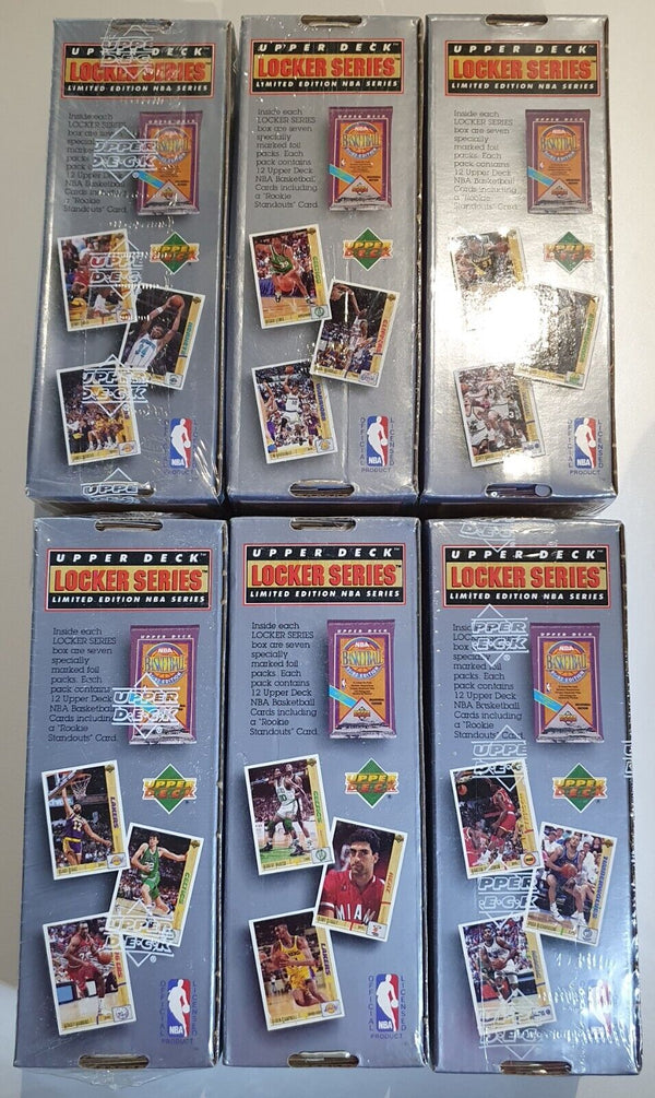 1991 Upper Deck Michael Jordan Locker Series Complete Set (1-6) - Factory Sealed