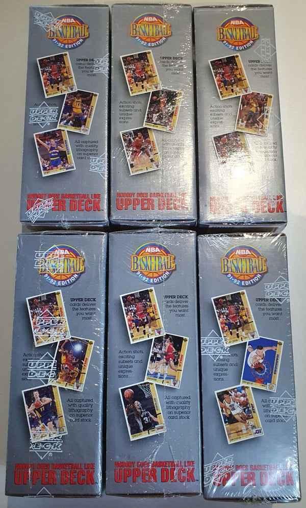 1991 Upper Deck Michael Jordan Locker Series Complete Set (1-6) - Factory Sealed