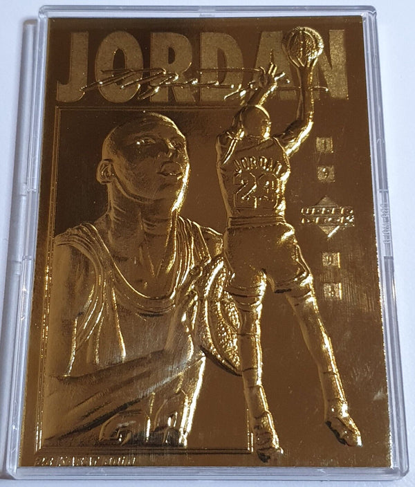 1995 Upper Deck Michael Jordan 23K GOLD CARD Bleachers - Rare