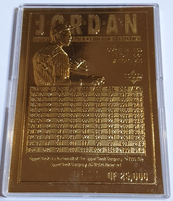 1995 Upper Deck Michael Jordan 23K GOLD CARD Bleachers - Rare