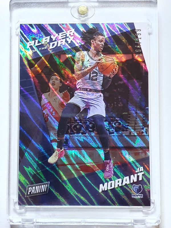 2021 Panini Ja Morant #25 Moon Lava /199 Player Of The Day - Rare