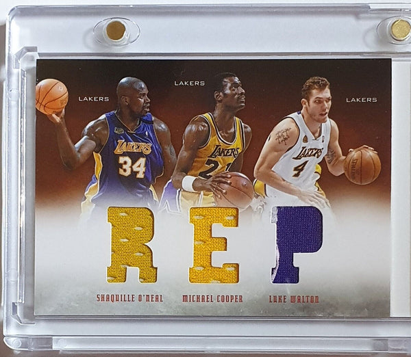 2012 Preferred Booklet /199 Six Jersey Patches - Shaquille Rodman Olajuwon Zeke