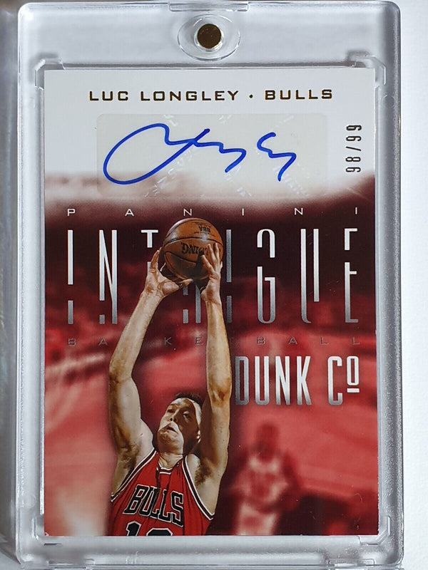 2013 Panini Intrigue Luc Longley AUTO /99 Dunk Co Autograph - Rare