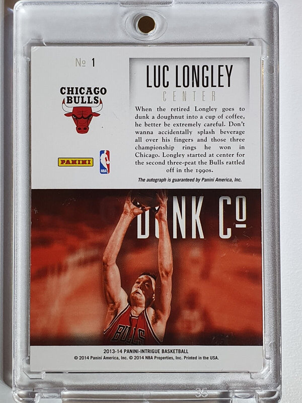 2013 Panini Intrigue Luc Longley AUTO /99 Dunk Co Autograph - Rare