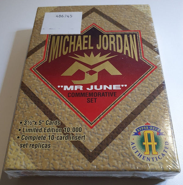 1993 Upper Deck Michael Jordan Mr June /10000 (10 Jumbo Cards) - Factory Sealed