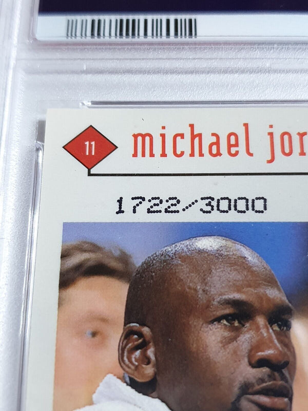 1998 UD Michael Jordan Black Diamond #11 DOUBLE RED /3000 - PSA 9 (LOW POP)