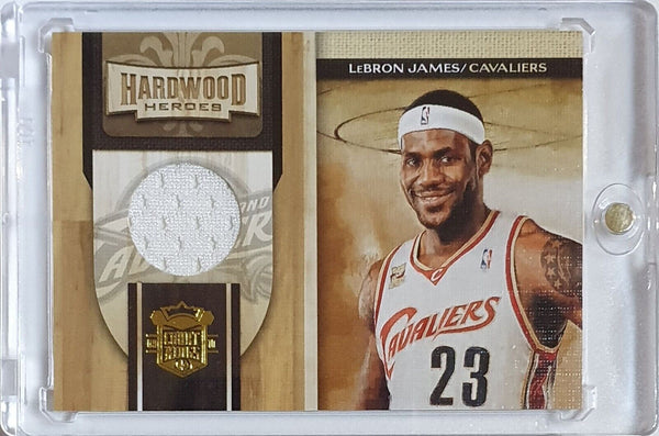 2009 Panini Court Kings LeBron James #PATCH /299 Game Worn Jersey - Rare