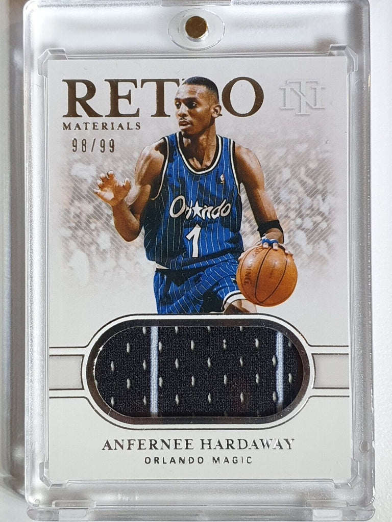 2019 National Treasures Anfernee Hardaway #PATCH /99 Game Worn 