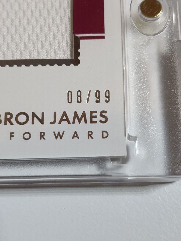 2017 Panini Encased Lebron James #PATCH /99 Game Worn Jumbo Jersey - Rare