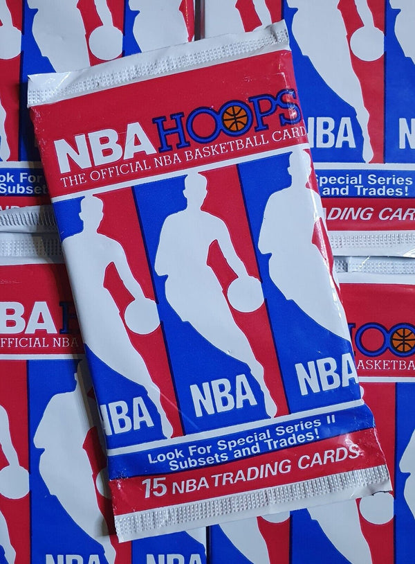 1990-91 NBA Hoops Series 2 Sealed Pack - Factory Sealed Packs