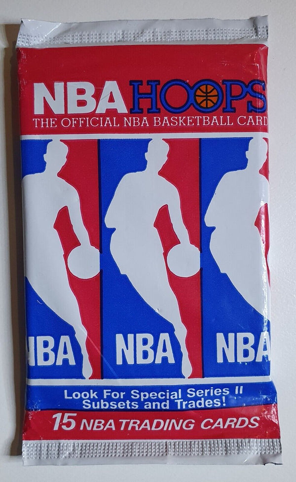 1990-91 NBA Hoops Series 2 Sealed Pack - Factory Sealed Packs