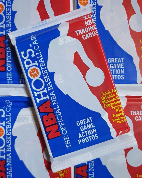 1989-90 NBA Hoops Basketball Sealed Pack - Factory Sealed Packs