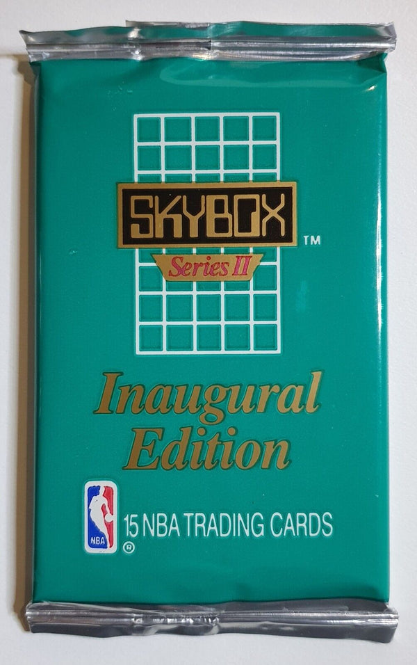 1990-91 Skybox Basketball Series 2 Sealed Pack - Factory Sealed Packs