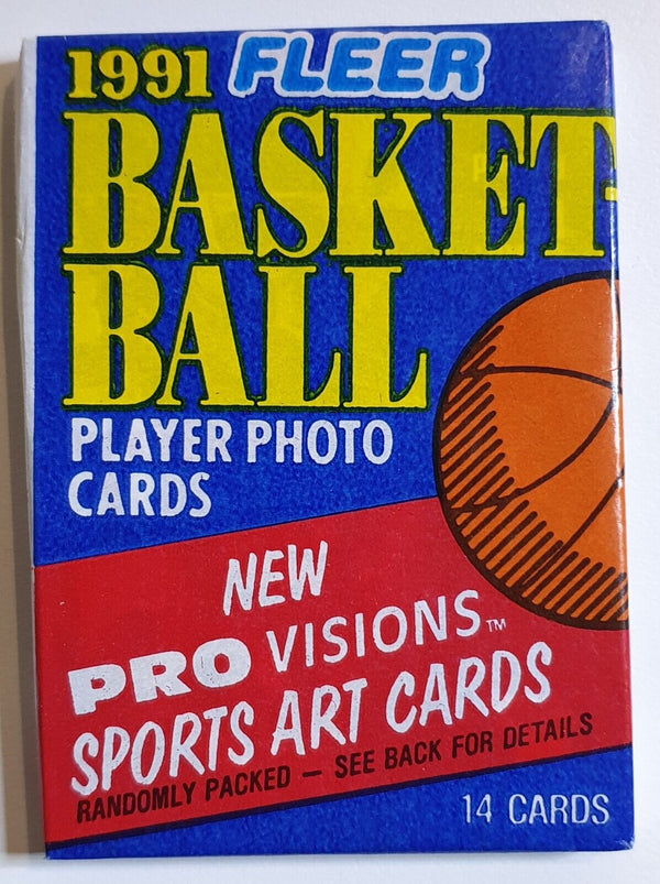 Lot of Fleer NBA Basketball 4 Sealed Packs 1990 1991 1992 1993 - Factory Sealed