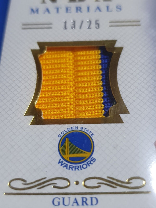 2013 National Treasures Stephen Curry PATCH PRIME /25 Jersey - BGS 9 (POP 1)