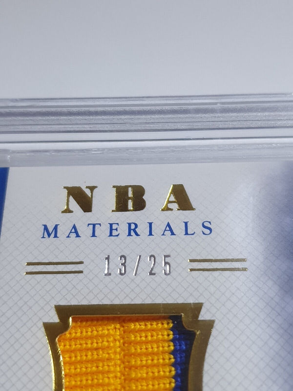 2013 National Treasures Stephen Curry PATCH PRIME /25 Jersey - BGS 9 (POP 1)