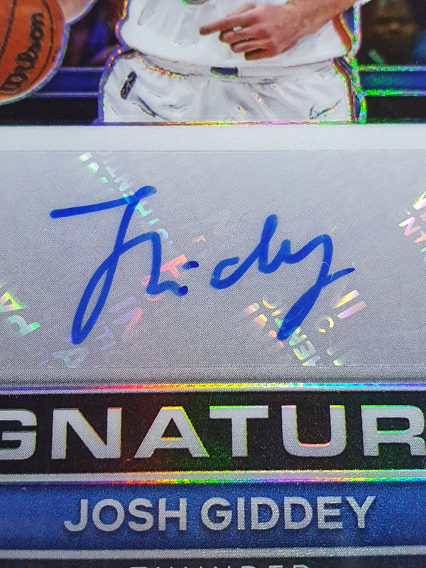 2022 Panini Prizm Josh Giddey AUTO SILVER HOLO Sensational Signatures - Rare