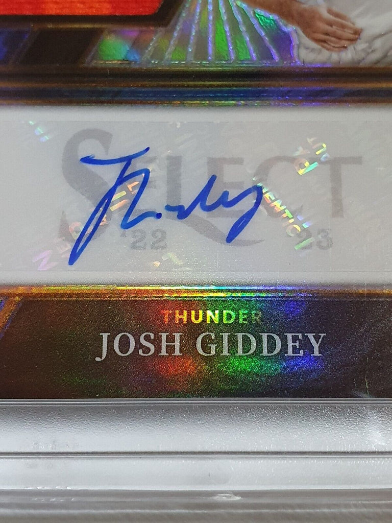 2022 Wild Card store Alumination Josh Giddy Autographed Card 152 /199