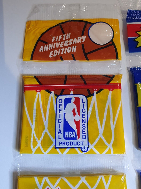 Lot of 2 x Fleer NBA Basketball Jumbo Packs 1990 & 1991 - Factory Sealed