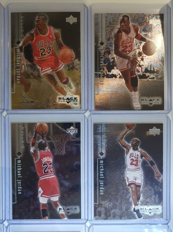 1998 Upper Deck Black Diamond Michael Jordan COMPLETE SET of 14 Cards - Mint