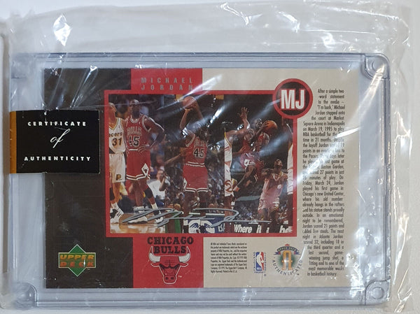 1995 Upper Deck Michael Jordan #45 JUMBO /10000 He's Back -  Factory Sealed