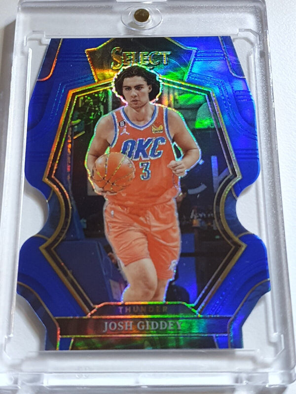 2022 Panini Select Josh Giddey #160 BLUE Holo /249 Die Cut - Ready to Grade