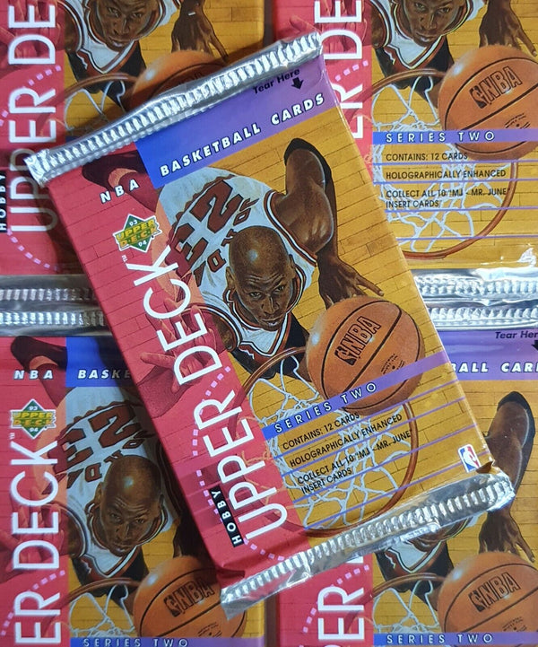 1993-94 Upper Deck NBA Basketball Series 2 Hobby Pack - Factory Sealed Packs