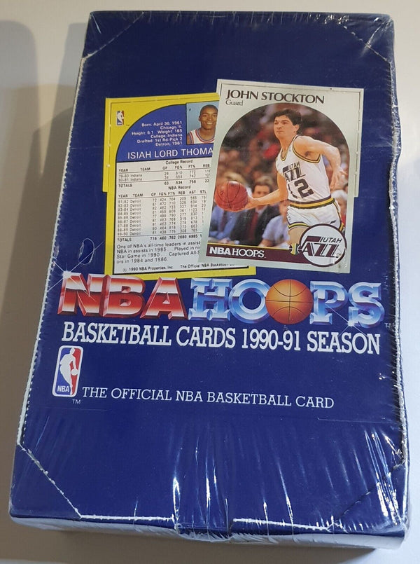 1990-91 NBA Hoops Basketball Series 1 Sealed Box - Factory Sealed