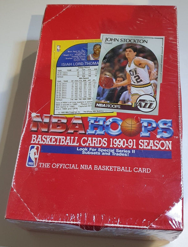 1990-91 NBA Hoops Basketball Series 2 Sealed Box - Factory Sealed