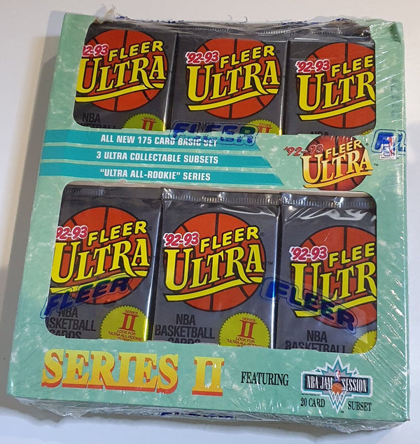 1992-93 Fleer Ultra Basketball Series 2 Jumbo Box - Factory Sealed