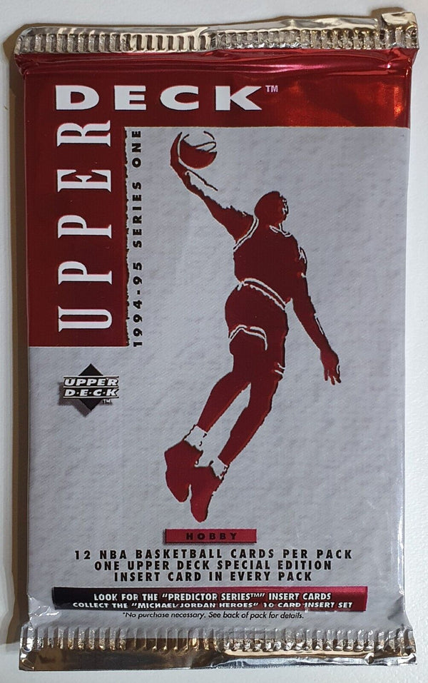1994-95 Upper Deck NBA Basketball Series 1 Hobby Pack - Factory Sealed Packs