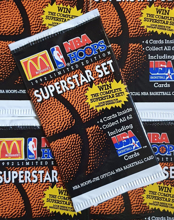 1992 McDonald's NBA Hoops Limited Edition Sealed Pack - Factory Sealed Packs