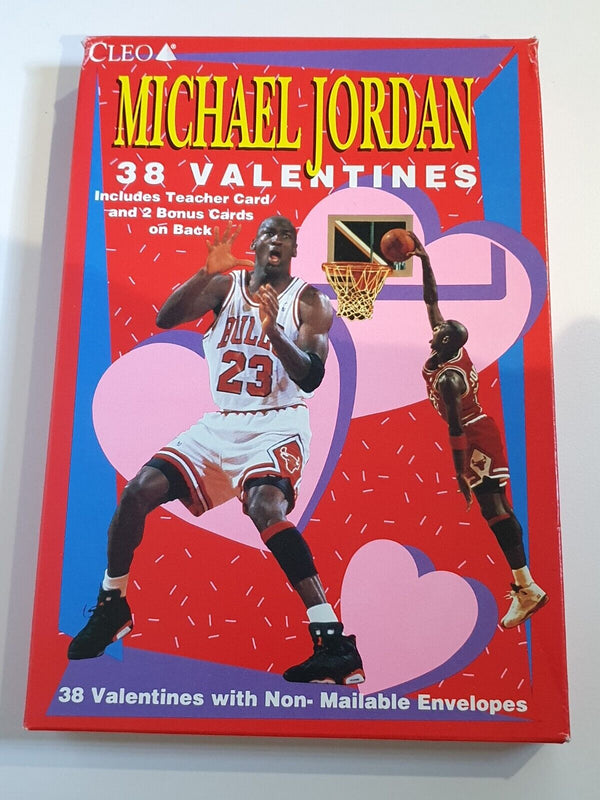 1991 Cleo Michael Jordan Valentines Box (38 Card Set) - Factory Sealed